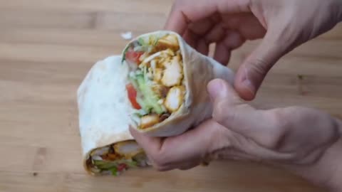 Tandoori Chicken Wrap,Quick And Easy Wrap Recipe