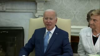 Biden COMPLETELY Ignores Reporters' Questions In Unbelievable Clip