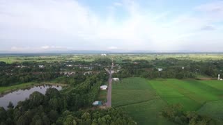 Beautiful Village Life and Landscape stock footages