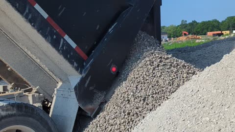 My job as a dump truck driver