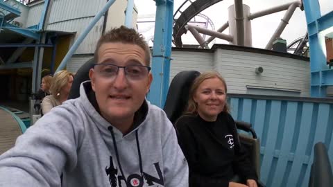 Riding Jetline At Gröna Lund - Rider Cam POV