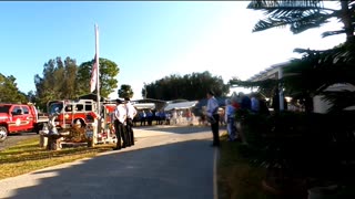 9/11 Ceremony in my neighborhood. #neverforget #portrichey