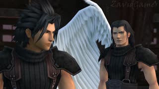 FFVII Crisis Core Ultimo encuentro y muerte de Angeal y Zack recibe la espada mortal