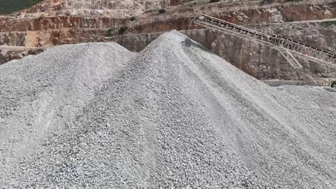 Working At A Calcium Carbonate Quarry Of Vugiukli Quarries