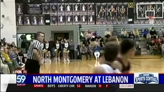 January 22, 2016 - Indiana HS Hoops: North Montgomery at Lebanon