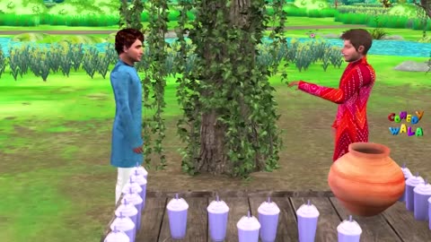 Famous Bamboo Milkshake Wala Tasty Bamboo Milkshake Hindi Kahani Hindi Moral Stories Comedy Video