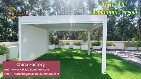 Kakadu Shade Aluminum Louver Pergola Garden Pergola Motorized Pergola#OutdoorLivingSpace