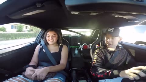DRIVING MY 1000 HP GTR TO FIRST DAY OF HIGH SCHOOL!