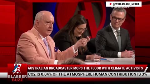 Australian Broadcaster Mops The Floor With Climate Activists