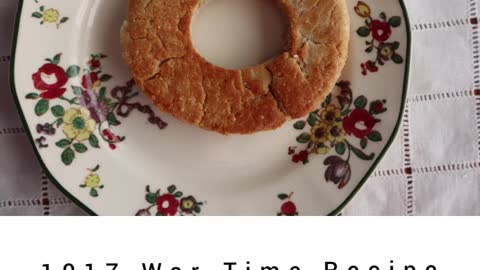 1917 War-Time Recipe: Barley Donuts
