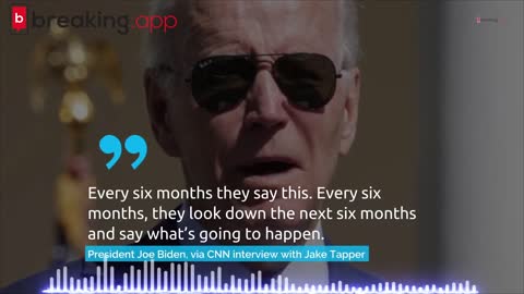 Biden Says That if a Recession Occurs It Will Be Very Slight