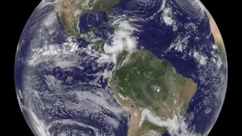 NASA Satellite see global view of sandy's life to landfall