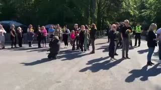 Line to pay late Queen Elizabeth II respects stretches at Balmoral