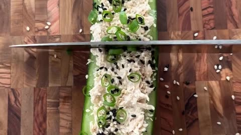 Cucumber Sushi Boats