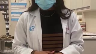 Lady serves vax clinics Notices of Liability that they are responsible for any harm by the vaccines.