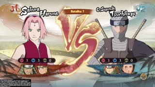 Jogando com personagens aleatórios no Naruto Storm 4