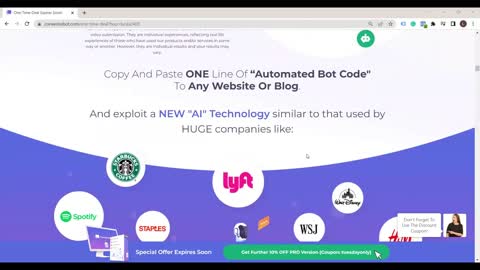 TURN YOUR WEBSITE INTO AN AUTOMATED LEADS AND SALES BOT