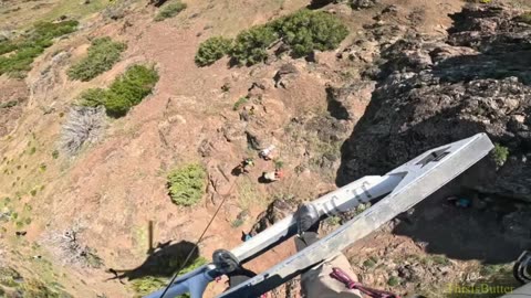 CHP helicopter hoist a woman who sustained major injuries after falling 100 feet down the mountain
