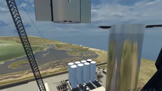 SpaceX Starship full Starship to Booster stack process. SPACEPORT-X