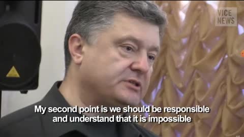 Ukraine war. Poroshenko "we win peace"