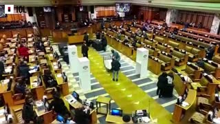MPs prepare to vote via secret ballot for a new Speaker of Parliament