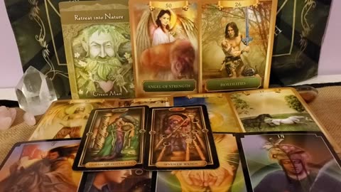 Retreat Into Nature 🌿🍀🌳 Green Man Ascended Masters Oracle Message #tarot #tarotcardreading #Oracle