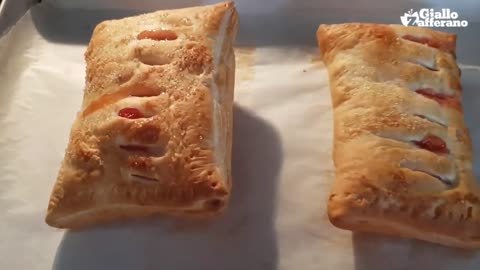 How to make PUFF PASTRY with STRAWBERRIES A quick and easy dessert