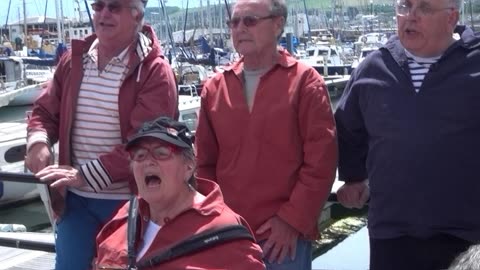 Flash Jack v France. Battle of the Sea Shanties Plymouth Barbican. Atlantic Ocean 7th 5 2014