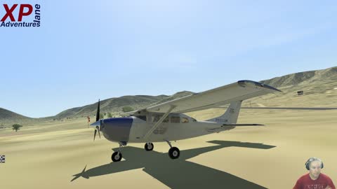 X-Plane 11 Adventures: Mission Gen FLT (F) KWJF (T) 91CL Featuring Stationair 206HTC