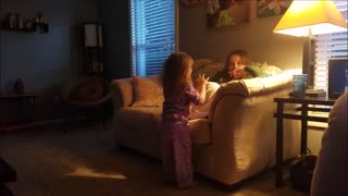 Toddler Tickles Mommy