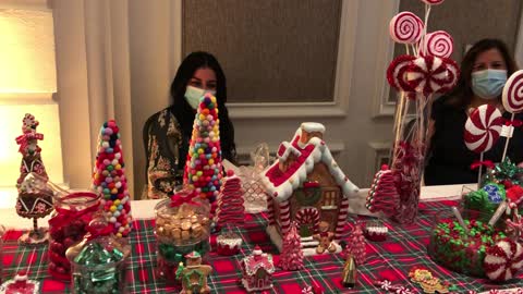 Decadent Candy Buffet at San Diego County Bar Association Holiday Party