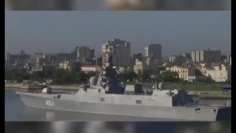 Russian frigate Admiral Gorshkov, carrier of the Zircon hypersonic missiles arrived to Cuba