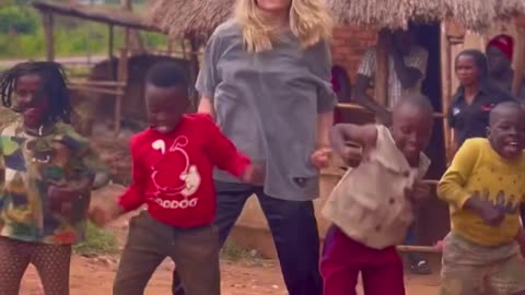 Dance with very cute children