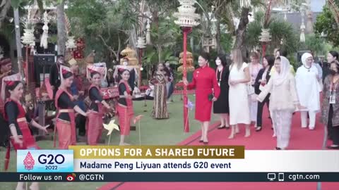 Peng Liyuan attends spouses event of G20 leaders in Bali