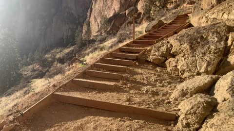 Perspective Climbing Asterisk Pass – Smith Rock State Park – Central Oregon