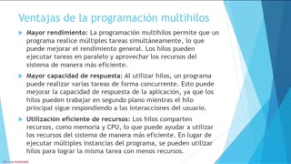 Conceptos básicos de programación. Parte 6. Programación multihilos.