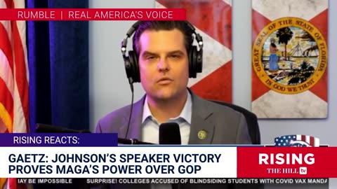 Matt Gaetz: MAGA TAKEOVER OF GOP IsCOMPLETE, PRAISES 'Sharp' Speaker Mike Johnson