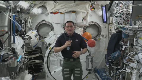 Expedition 69 astronaut Frank Rubio talks with ABC's Good Morning America