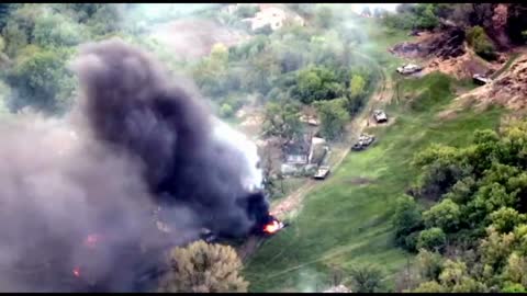 79th Air Assault Brigade of Ukraine destroys Russian armoured vehicle