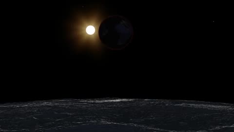 Total Lunar Eclipse: View from the Moon