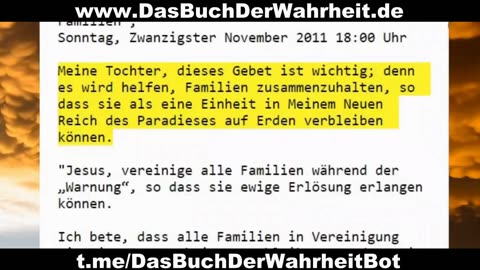 Der Kreuzzug des Gebets (4): Vereinigt alle Familien (Buch der Wahrheit Nr 256)