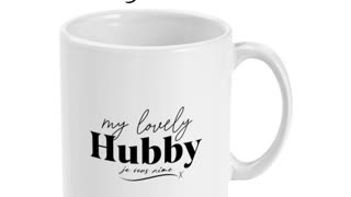 My Lovely Hubby Mug by Welovit - 11oz / 325ml ❤️