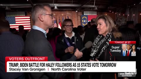 Hear who Haley supporters would vote for 'with a mouth full of vomit' in a Biden-Trump rematch