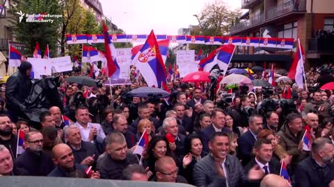 Kosovar Serbs Protest Amid Car-License-Plate Controversy, Resignations