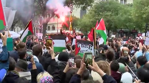Police clash with protesters at rally for Gaza ceasefire in France