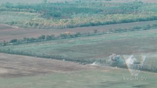 Destruction of a column of military and automotive equipment of the Armed Forces of Ukraine