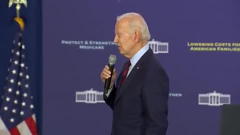 "Inflation is a worldwide problem right now because of a war in Iraq... excuse me, the war in Ukraine. I'm thinking about Iraq because that's where my son died."