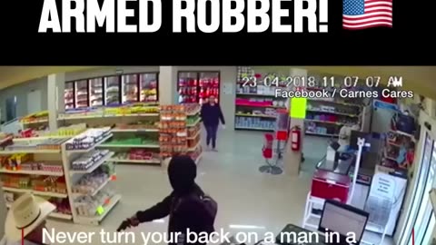 Cowboy Stops An Armed Robber