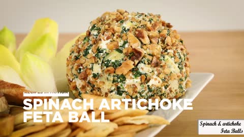 Spinach and Artichoke Feta Balls