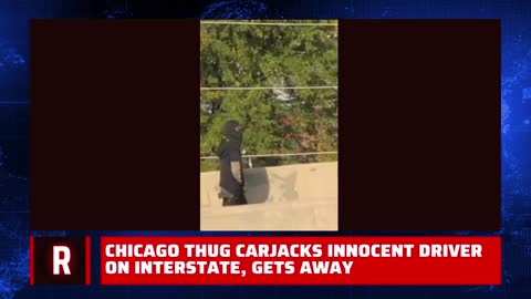 Chicago Thug Carjacks Man at Rifle-point - CRIME ALERT 🚨